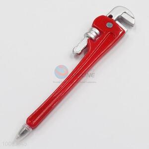 Cheap 16.5*2cm Red Wrench Shaped Ball-point Pen with Magnetic Sticker