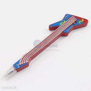 Wholesale 13*3cm Red Guitar Shaped Ball-point Pen with Magnetic Sticker