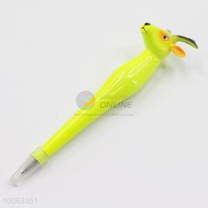 High Quality 15*3cm Light Green Geer Shaped Ball-point Pen Stationery as Gift