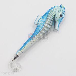 High Quality 15*3cm Light Blue Crocodile Shaped Ball-point Pen Stationery as Gift