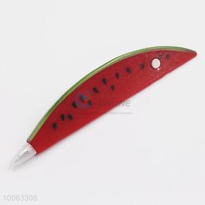 Hot Sale 14*2.5cm Watermelon Shaped Ball-point Pen with Magnetic Sticker