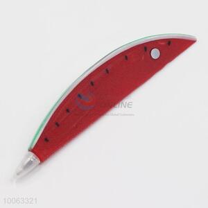 China Factory 14*2.5cm Watermelon Shaped Ball-point Pen with Magnetic Sticker