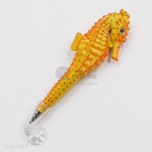 High Quality 15*3cm Orange Crocodile Shaped Ball-point Pen Stationery as Gift
