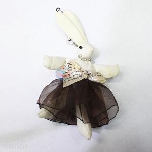 11cm cute rabbit phone pendant/keychain for girl