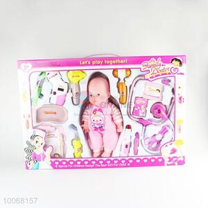 Good quality fanincing family doctor doll for babies