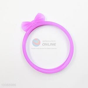 Light Purple Luminous Phone Case Bumper Border Silicone Bracelet with Bowknot