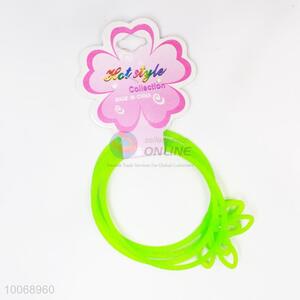 Green Silica Gel Cute Ear Bracelet for Girls