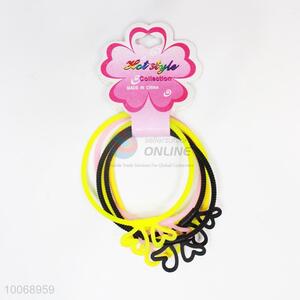 Three Colors Silica Gel Heart Bracelet for Girls