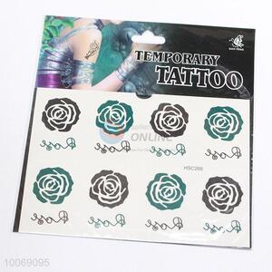 Hot Sale Flowers Shaped Temporary Tattoo, Non-toxic Fashion Waterproof Tattoo Sticker