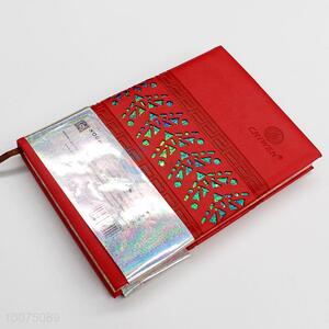 Chinese style red cover notebook