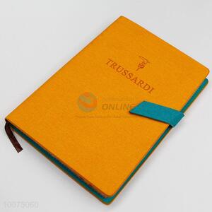 Orange cover note book for wholesale