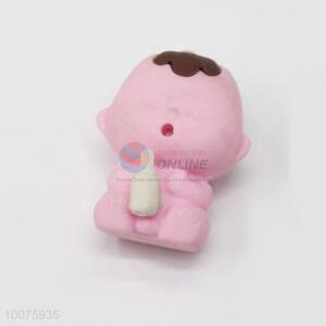 Wholesale 3d pink baby model eraser