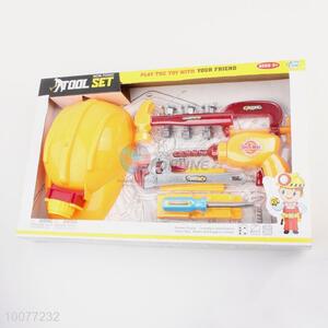 China Factory Pre-School Toys, Plastic Wrench/Screwdriver/Electric Drill/Hammer/Helmet Tool Set