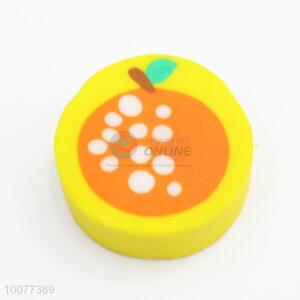 Mini Orange Shape Rubber Eraser for Kids