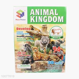 Cool design animal kingdom 3D educational kids puzzle