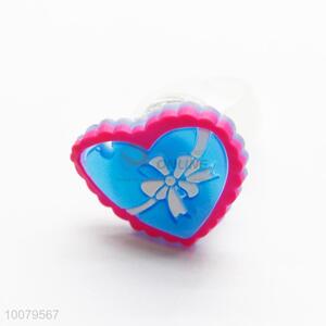 Blue Heart Led Toys Led Finger Ring Party Decorations