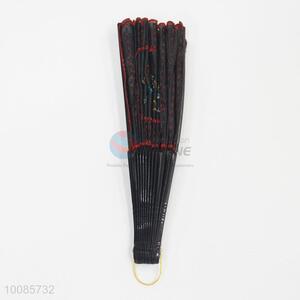 China Factory Folding Hand Fan with Paillettes for Decoration