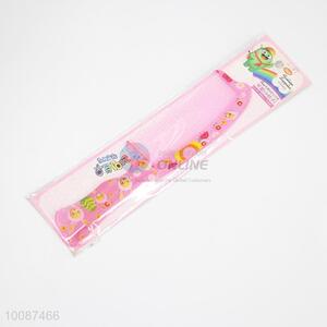 Durable fashion printed pink plastic combs/hair combs