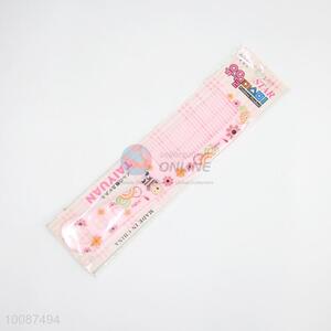 High quality cute printed light pink plastic combs/hair combs
