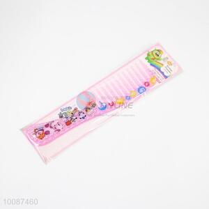 Best selling nifty printed pink plastic combs/hair combs