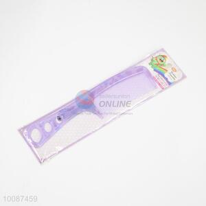 Low price cute printed light purple plastic combs/hair combs