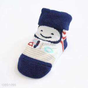 Smile Face Anti Slip Cotton Baby Sock/ Soft Baby Socks