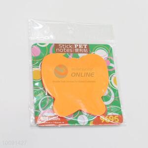 New Arrival Orange Butterfly Shape Sticky Note Memo Pad