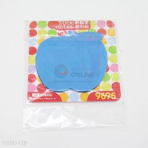 Wholesale Cheap Blue Apple Shape Sticky Note Pad, Sticky Memo Pad