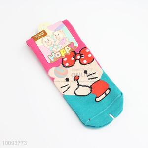 Cartoon Cat Tube Socks For Girls