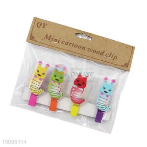 Cute Insect Wooden Clips Photo Clips Memo Clips