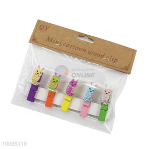Lovely Insect Shape Wooden Clips Promotional Goods