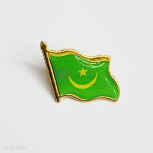 Mauritania Flag Metal Pin Badge