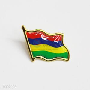 Mauritius Flag Metal Pin Badge