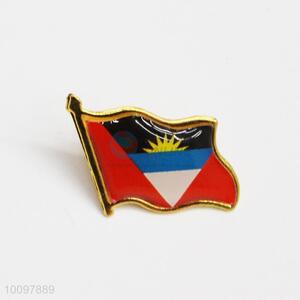Antigua and Barbuda Flag Metal Pin Badge