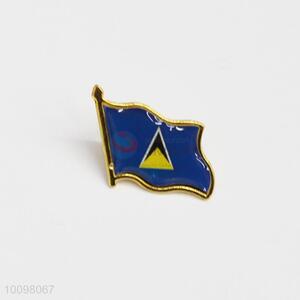 Saint Lucia Flag Metal Pin Badge