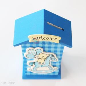 Top Selling Cartoon Wooden Money Pot Cute Gift for Kids