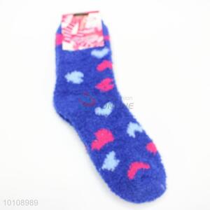 2016 Top sale dark blue socks for wholesale