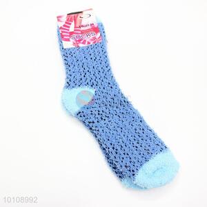 Blue customized warm socks