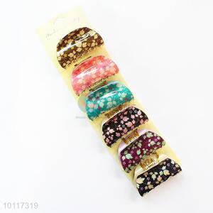 Colorful PVC Hair Claws Candy Colors Hair Accessories