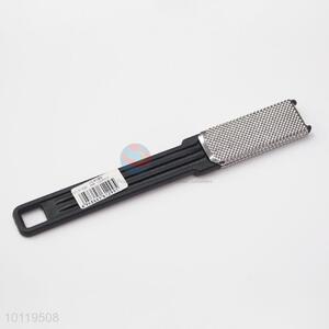 Stainless Steel Foot File Pedicure Tool  With Plastic Handle