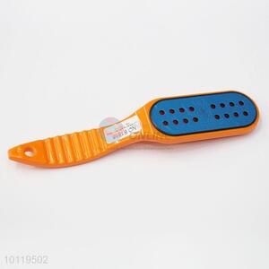 Manufacture Wholesale Pedicure Foot File With Orange Plastic Handle