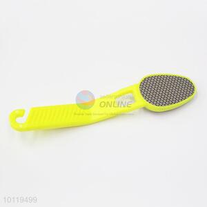 Yellow Sandpaper Pedicure Foot File With Plastic Handle