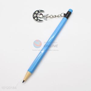 Light blue creative mechanical pencil automatic pencil with pandent