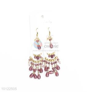 Top quality dangle earrings/crystal earrings