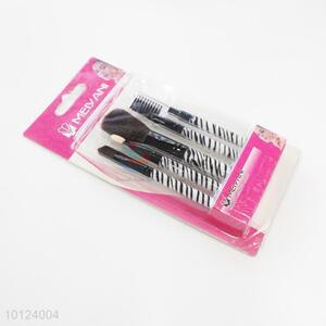5 Pcs/Set Fashion Zebra-stripe Pattern Makeup Brushes Tools Kit Cosmetic Makeup Brush Set Manicure Set