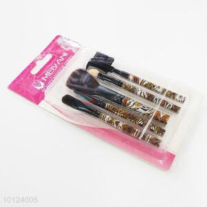 5 Pcs/Set Fashion Pattern Makeup Brushes Tools Kit Cosmetic Makeup Brush Set Manicure Set