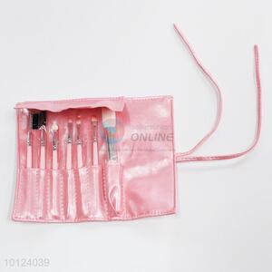 Pink Cute Durable Pro 7 Pcs Soft Makeup Brushes Professional Cosmetic Makeup Brush Set