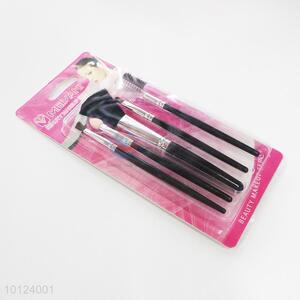 5 Pcs/Set Professional Black Handle Makeup Brushes Tools Kit Cosmetic Makeup Brush Set Manicure Set