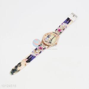Vintage printed crystal wrist watches
