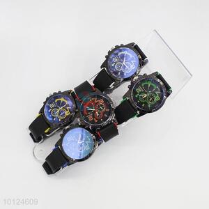 Silicone Strap Mechanical Wristwatch Watch for Men